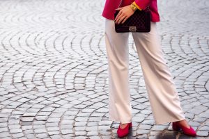 Wide leg trousers 