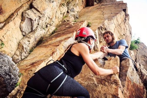 summer rock climbing 